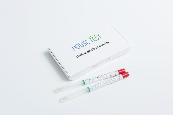 Box with HouseTest's mould test swabs